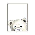 Picture of Pop up Bear Gray _GroupedProduct_Rectangle_Portrait_Mini_ _GroupedProduct_Rectangle_Portrait_Canvas_Framed_