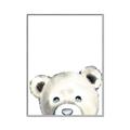 Picture of Pop up Bear Gray _GroupedProduct_Rectangle_Portrait_Mini_ _GroupedProduct_Rectangle_Portrait_Canvas_Framed_