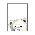 Picture of Pop up Bear Gray _GroupedProduct_Rectangle_Portrait_Mini_ _GroupedProduct_Rectangle_Portrait_Canvas_Framed_