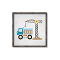 Picture of Work Site I  _GroupedProduct_Square_Mini_ _GroupedProduct_Square_Canvas_Framed_