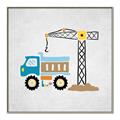 Picture of Work Site I  _GroupedProduct_Square_Mini_ _GroupedProduct_Square_Canvas_Framed_