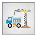 Picture of Work Site I  _GroupedProduct_Square_Mini_ _GroupedProduct_Square_Canvas_Framed_