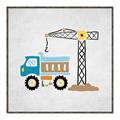 Picture of Work Site I  _GroupedProduct_Square_Mini_ _GroupedProduct_Square_Canvas_Framed_