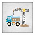 Picture of Work Site I  _GroupedProduct_Square_Mini_ _GroupedProduct_Square_Canvas_Framed_