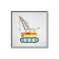 Picture of Work Site II _GroupedProduct_Square_Mini_ _GroupedProduct_Square_Canvas_Framed_