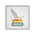 Picture of Work Site II _GroupedProduct_Square_Mini_ _GroupedProduct_Square_Canvas_Framed_
