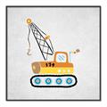 Picture of Work Site II _GroupedProduct_Square_Mini_ _GroupedProduct_Square_Canvas_Framed_