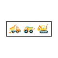 Picture of Truck Line I _GroupedProduct_Panel_Landscape_Mini_ _GroupedProduct_Panel_Landscape_Canvas_Framed_
