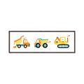 Picture of Truck Line I _GroupedProduct_Panel_Landscape_Mini_ _GroupedProduct_Panel_Landscape_Canvas_Framed_