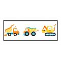 Picture of Truck Line I _GroupedProduct_Panel_Landscape_Mini_ _GroupedProduct_Panel_Landscape_Canvas_Framed_