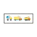 Picture of Truck Line II  _GroupedProduct_Panel_Landscape_Mini_ _GroupedProduct_Panel_Landscape_Canvas_Framed_
