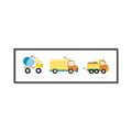 Picture of Truck Line II  _GroupedProduct_Panel_Landscape_Mini_ _GroupedProduct_Panel_Landscape_Canvas_Framed_
