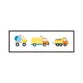 Picture of Truck Line II  _GroupedProduct_Panel_Landscape_Mini_ _GroupedProduct_Panel_Landscape_Canvas_Framed_