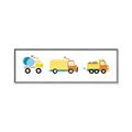 Picture of Truck Line II  _GroupedProduct_Panel_Landscape_Mini_ _GroupedProduct_Panel_Landscape_Canvas_Framed_