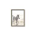 Picture of Summer Zebra _GroupedProduct_Rectangle_Portrait_Mini_ _GroupedProduct_Rectangle_Portrait_Canvas_Framed_