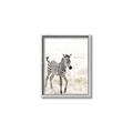 Picture of Summer Zebra _GroupedProduct_Rectangle_Portrait_Mini_ _GroupedProduct_Rectangle_Portrait_Canvas_Framed_