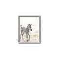 Picture of Summer Zebra _GroupedProduct_Rectangle_Portrait_Mini_ _GroupedProduct_Rectangle_Portrait_Canvas_Framed_