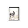 Picture of Summer Zebra _GroupedProduct_Rectangle_Portrait_Mini_ _GroupedProduct_Rectangle_Portrait_Canvas_Framed_