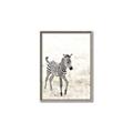 Picture of Summer Zebra _GroupedProduct_Rectangle_Portrait_Mini_ _GroupedProduct_Rectangle_Portrait_Canvas_Framed_