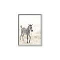 Picture of Summer Zebra _GroupedProduct_Rectangle_Portrait_Mini_ _GroupedProduct_Rectangle_Portrait_Canvas_Framed_