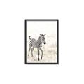 Picture of Summer Zebra _GroupedProduct_Rectangle_Portrait_Mini_ _GroupedProduct_Rectangle_Portrait_Canvas_Framed_