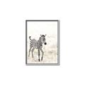 Picture of Summer Zebra _GroupedProduct_Rectangle_Portrait_Mini_ _GroupedProduct_Rectangle_Portrait_Canvas_Framed_
