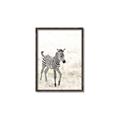 Picture of Summer Zebra _GroupedProduct_Rectangle_Portrait_Mini_ _GroupedProduct_Rectangle_Portrait_Canvas_Framed_