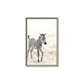 Picture of Summer Zebra _GroupedProduct_Rectangle_Portrait_Mini_ _GroupedProduct_Rectangle_Portrait_Canvas_Framed_