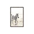 Picture of Summer Zebra _GroupedProduct_Rectangle_Portrait_Mini_ _GroupedProduct_Rectangle_Portrait_Canvas_Framed_