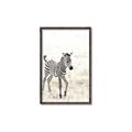 Picture of Summer Zebra _GroupedProduct_Rectangle_Portrait_Mini_ _GroupedProduct_Rectangle_Portrait_Canvas_Framed_
