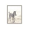 Picture of Summer Zebra _GroupedProduct_Rectangle_Portrait_Mini_ _GroupedProduct_Rectangle_Portrait_Canvas_Framed_