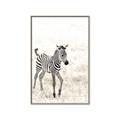 Picture of Summer Zebra _GroupedProduct_Rectangle_Portrait_Mini_ _GroupedProduct_Rectangle_Portrait_Canvas_Framed_