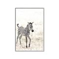 Picture of Summer Zebra _GroupedProduct_Rectangle_Portrait_Mini_ _GroupedProduct_Rectangle_Portrait_Canvas_Framed_
