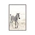 Picture of Summer Zebra _GroupedProduct_Rectangle_Portrait_Mini_ _GroupedProduct_Rectangle_Portrait_Canvas_Framed_
