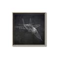 Picture of Blueprint Jet I _GroupedProduct_Square_Mini_ _GroupedProduct_Square_Canvas_Framed_