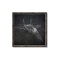 Picture of Blueprint Jet I _GroupedProduct_Square_Mini_ _GroupedProduct_Square_Canvas_Framed_