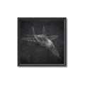 Picture of Blueprint Jet I _GroupedProduct_Square_Mini_ _GroupedProduct_Square_Canvas_Framed_