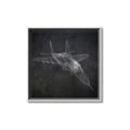 Picture of Blueprint Jet I _GroupedProduct_Square_Mini_ _GroupedProduct_Square_Canvas_Framed_