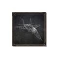 Picture of Blueprint Jet I _GroupedProduct_Square_Mini_ _GroupedProduct_Square_Canvas_Framed_