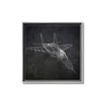 Picture of Blueprint Jet I _GroupedProduct_Square_Mini_ _GroupedProduct_Square_Canvas_Framed_