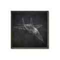 Picture of Blueprint Jet I _GroupedProduct_Square_Mini_ _GroupedProduct_Square_Canvas_Framed_