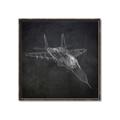 Picture of Blueprint Jet I _GroupedProduct_Square_Mini_ _GroupedProduct_Square_Canvas_Framed_