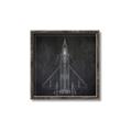 Picture of Blueprint Jet II _GroupedProduct_Square_Mini_ _GroupedProduct_Square_Canvas_Framed_