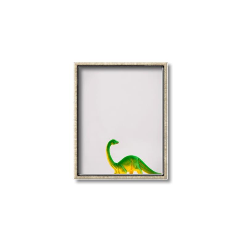 Picture of Toy Brontosaurus _GroupedProduct_Rectangle_Portrait_Mini_ _GroupedProduct_Rectangle_Portrait_Canvas_Framed_