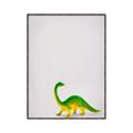 Picture of Toy Brontosaurus _GroupedProduct_Rectangle_Portrait_Mini_ _GroupedProduct_Rectangle_Portrait_Canvas_Framed_