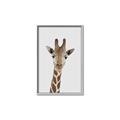 Picture of Baby Giraffe _GroupedProduct_Rectangle_Portrait_Mini_ _GroupedProduct_Rectangle_Portrait_Canvas_Framed_