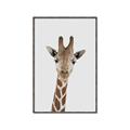 Picture of Baby Giraffe _GroupedProduct_Rectangle_Portrait_Mini_ _GroupedProduct_Rectangle_Portrait_Canvas_Framed_