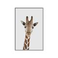 Picture of Baby Giraffe _GroupedProduct_Rectangle_Portrait_Mini_ _GroupedProduct_Rectangle_Portrait_Canvas_Framed_
