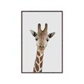 Picture of Baby Giraffe _GroupedProduct_Rectangle_Portrait_Mini_ _GroupedProduct_Rectangle_Portrait_Canvas_Framed_