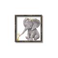 Picture of Baby Elephant with Duck  _GroupedProduct_Square_Mini_ _GroupedProduct_Square_Canvas_Framed_